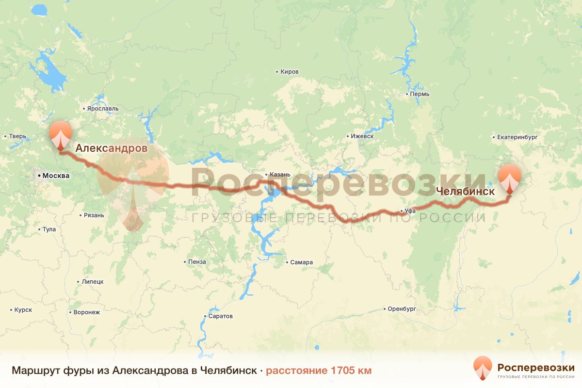 Фура Александров Челябинск