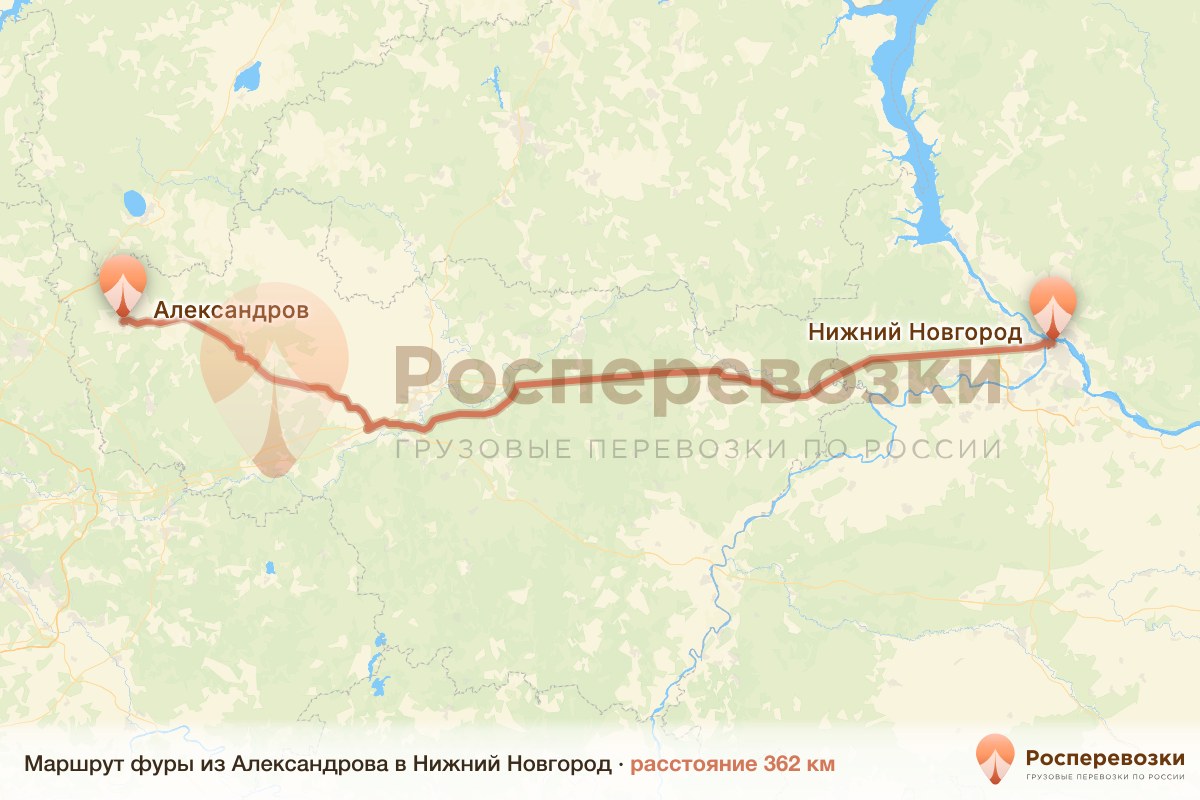 Фура Александров Нижний Новгород