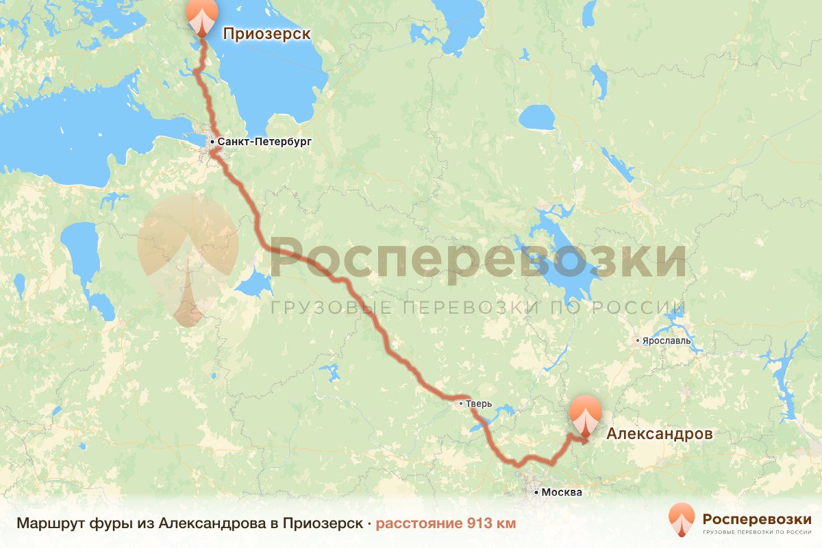Фура Александров Приозерск