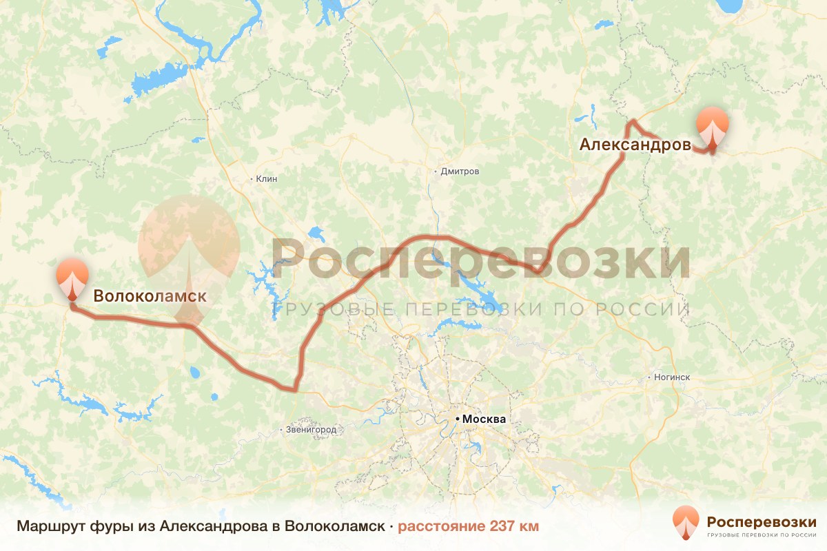 Фура Александров Волоколамск