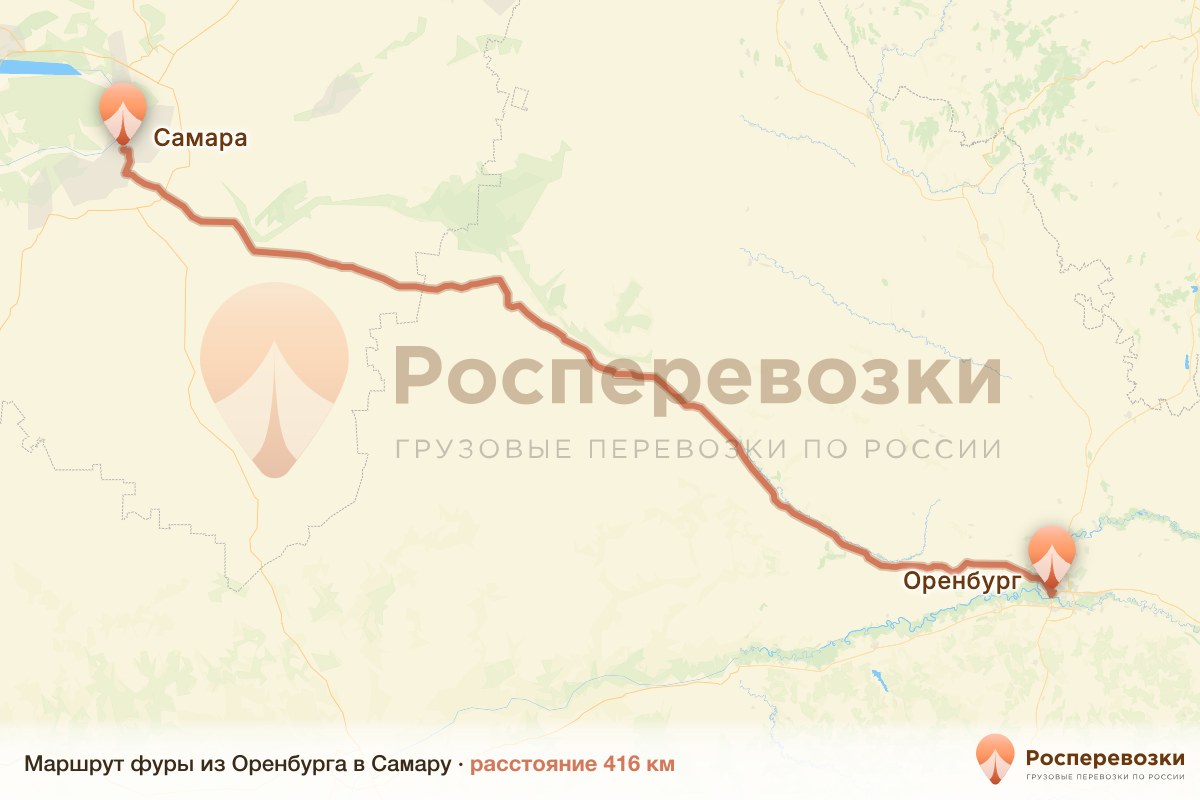 Фура Оренбург Самара