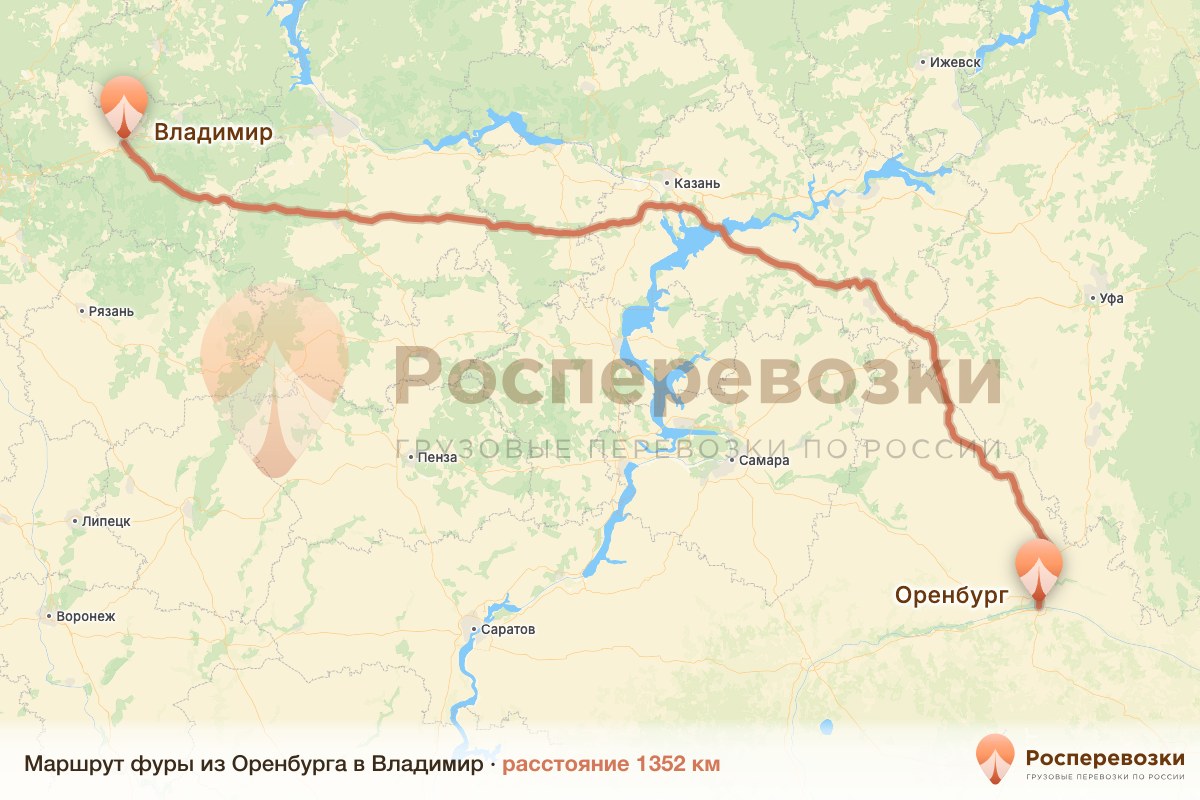 Фура Оренбург Владимир