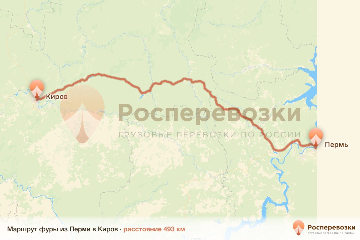 Фура Пермь Киров