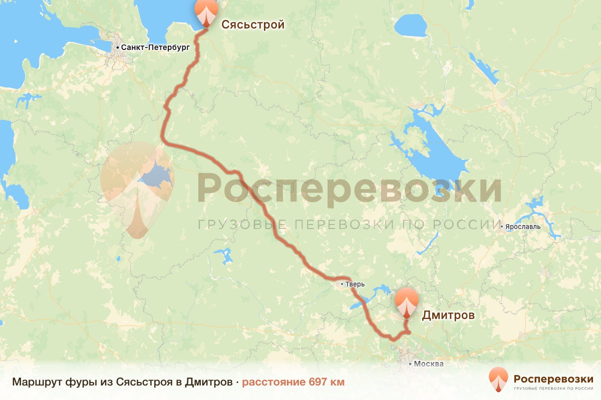 Фура Сясьстрой Дмитров
