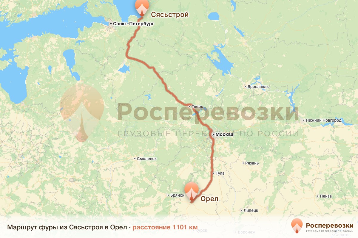 Фура Сясьстрой Орел