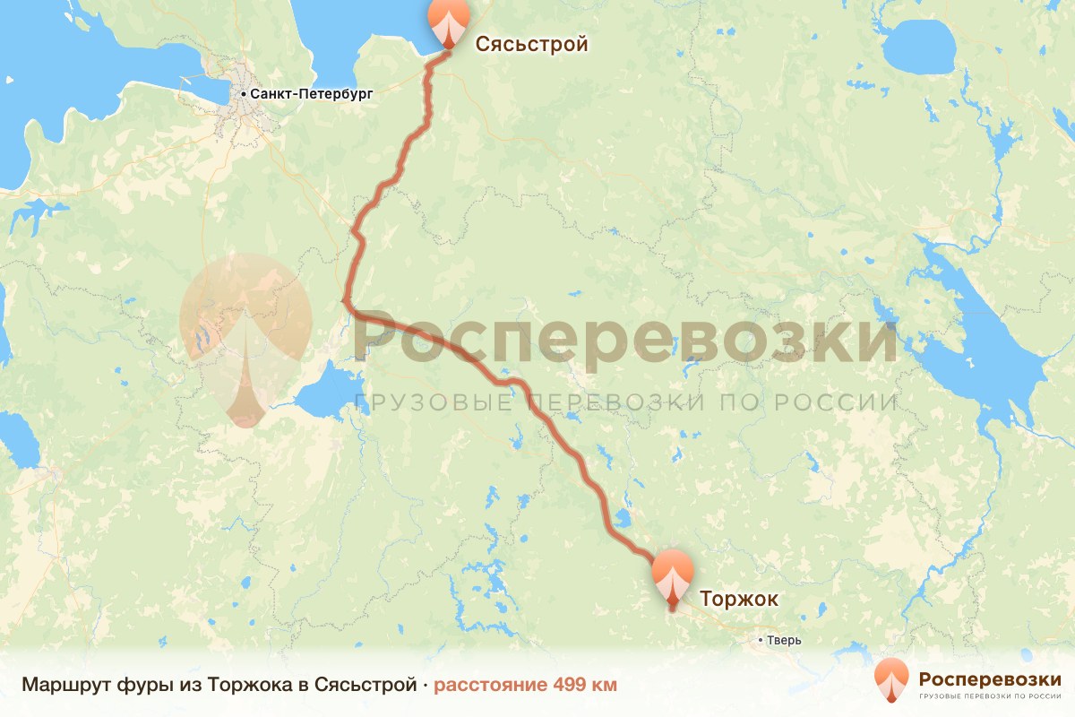 Фура Торжок Сясьстрой