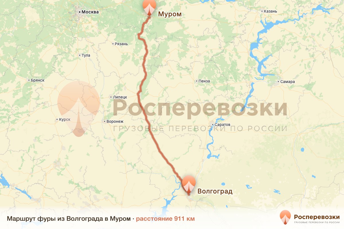 Фура Волгоград Муром