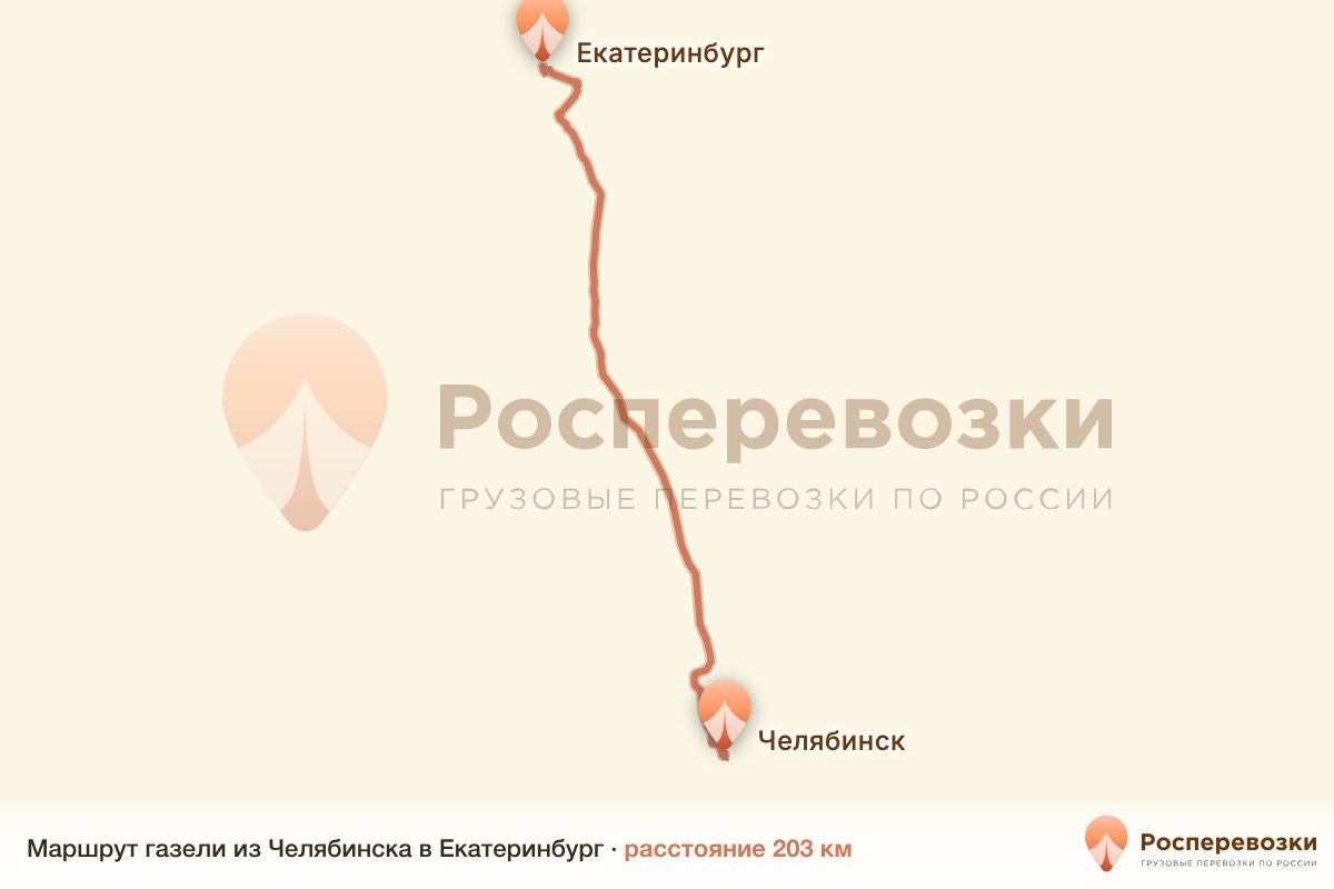 Газель Челябинск Екатеринбург