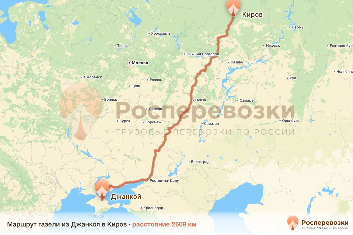 Газель Джанкой Киров