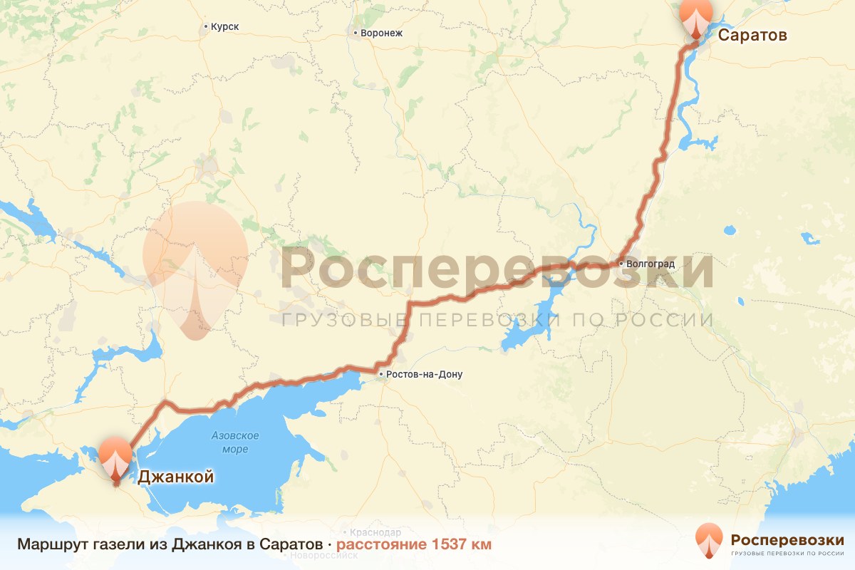 Газель Джанкой Саратов