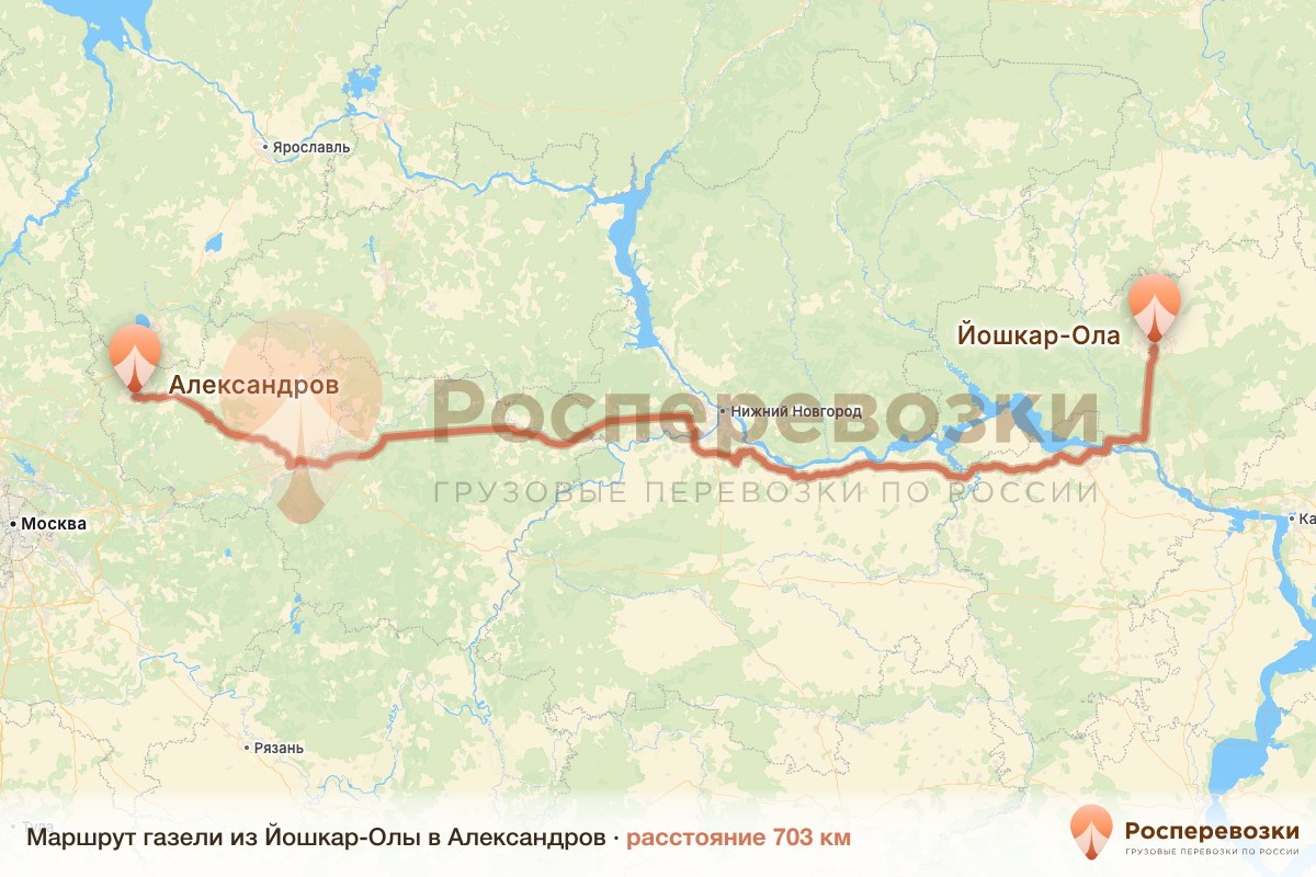 Газель Йошкар-Ола Александров