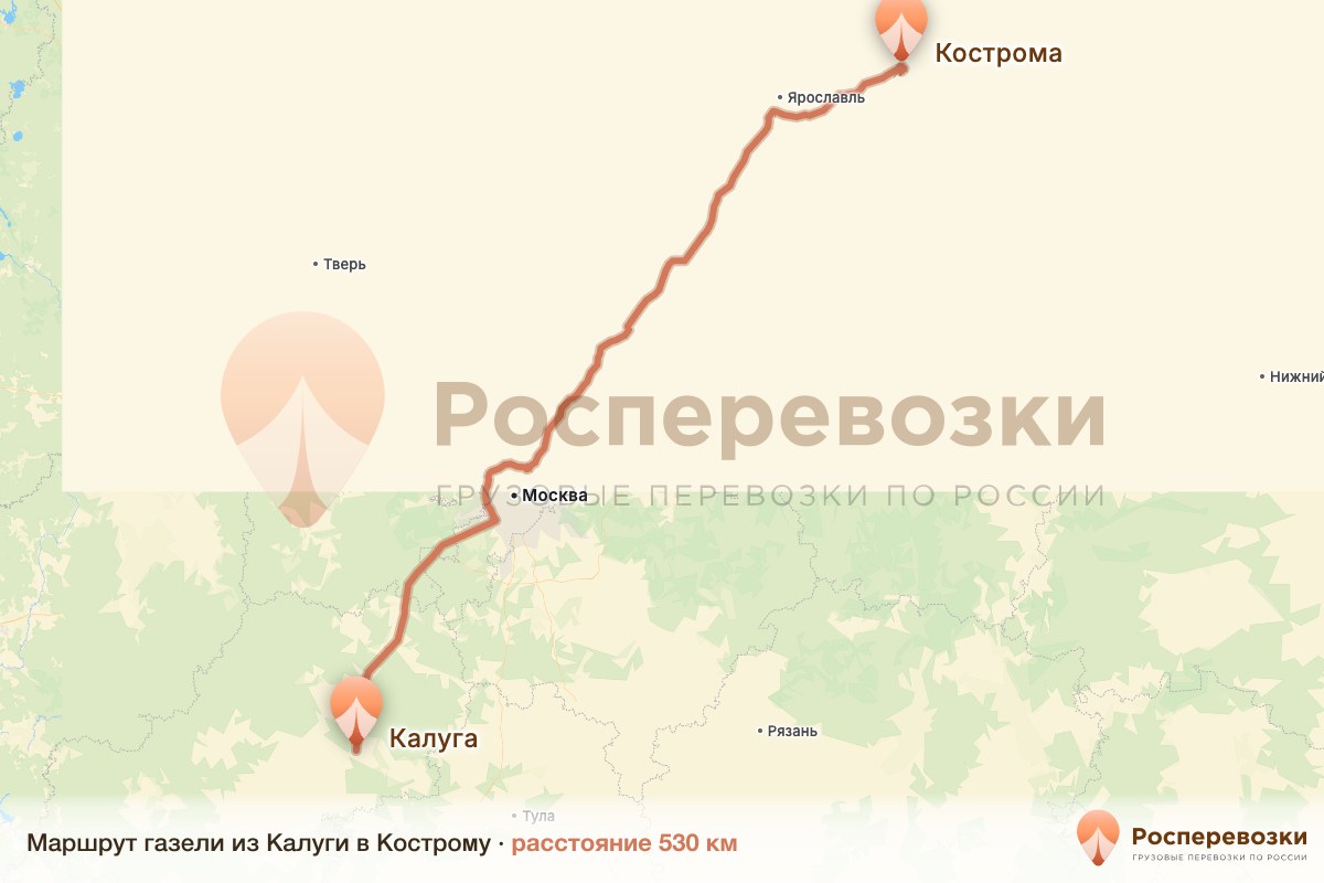 Газель Калуга Кострома