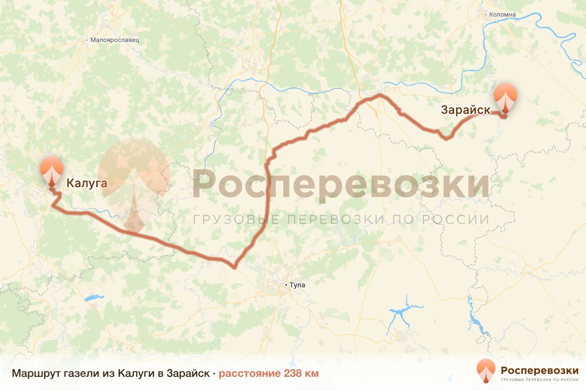 Газель Калуга Зарайск