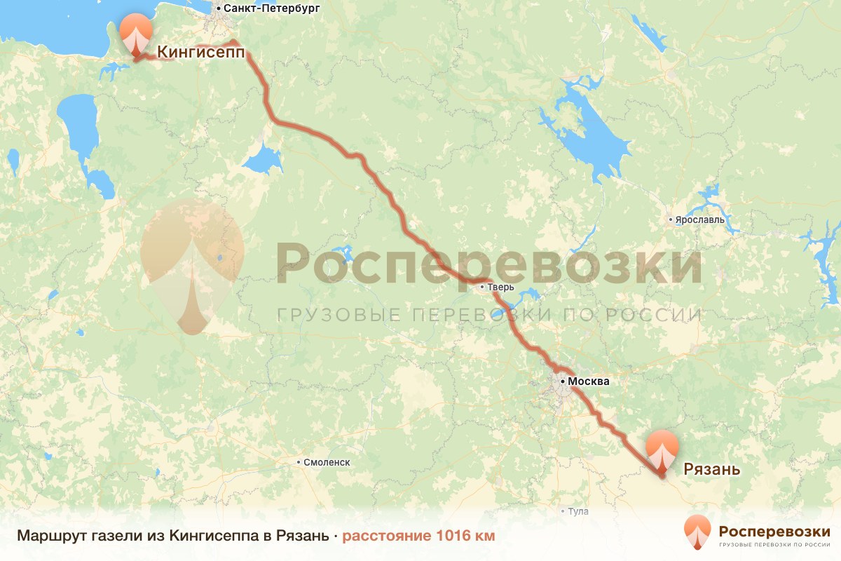 Газель Кингисепп Рязань