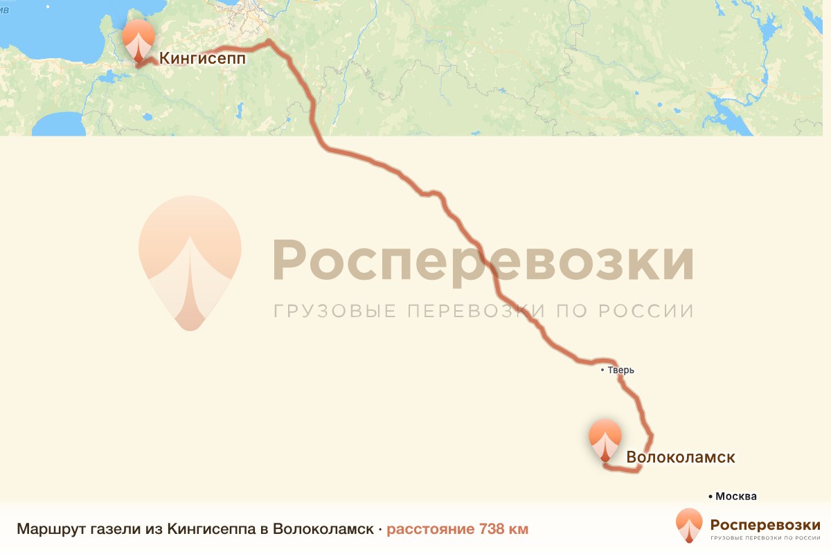 Газель Кингисепп Волоколамск