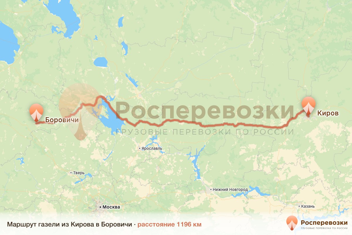 Газель Киров Боровичи