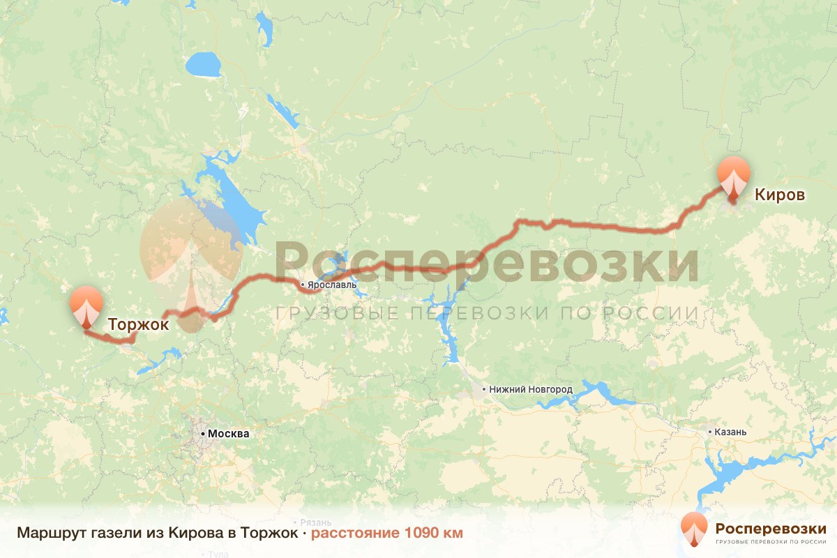 Газель Киров Торжок
