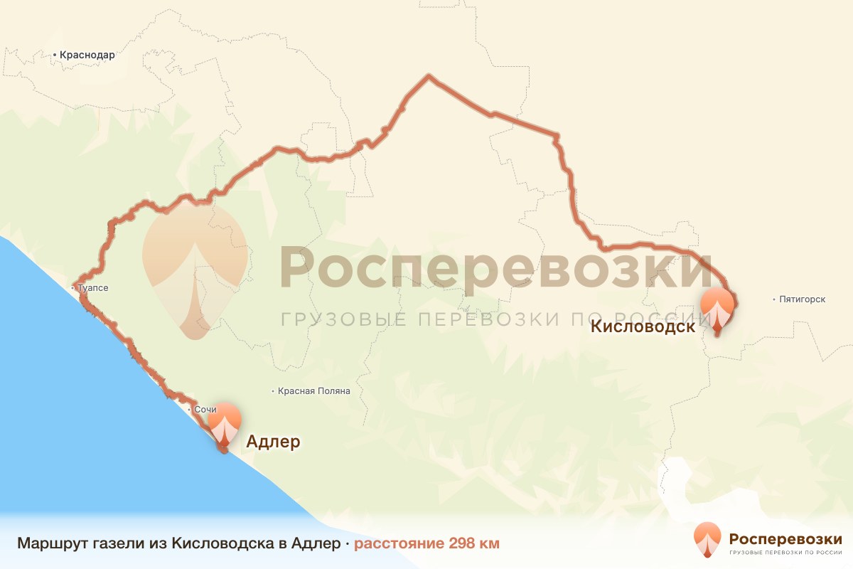 Газель Кисловодск Адлер