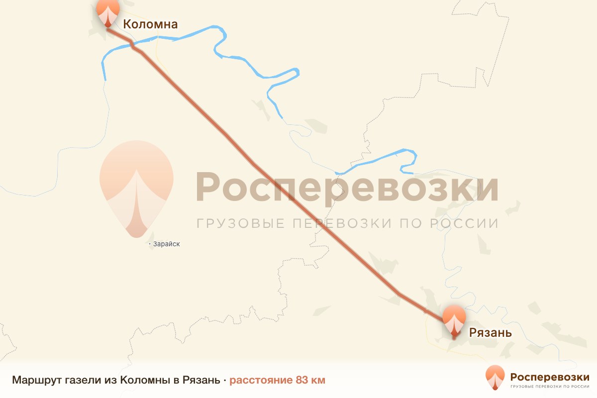 Газель Коломна Рязань