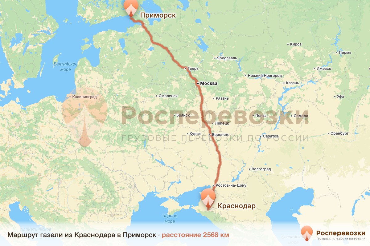 Газель Краснодар Приморск