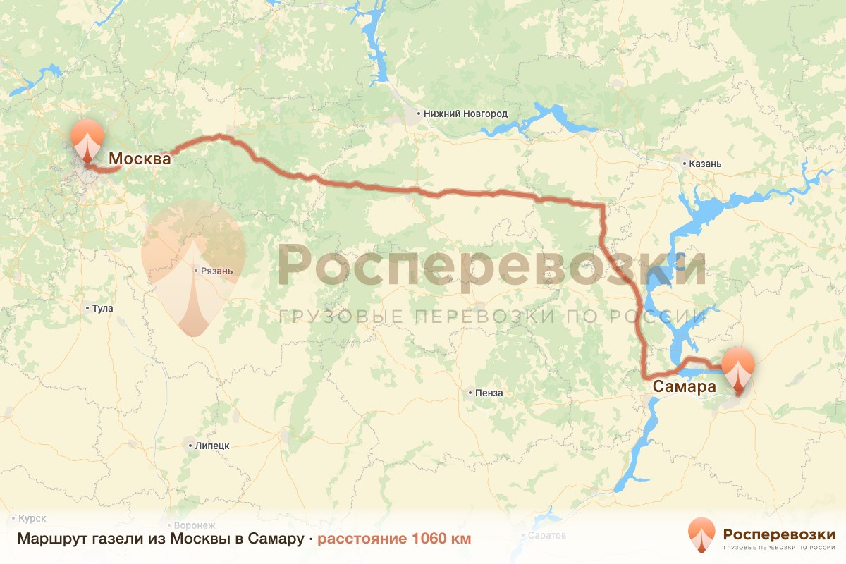 Газель Москва Самара