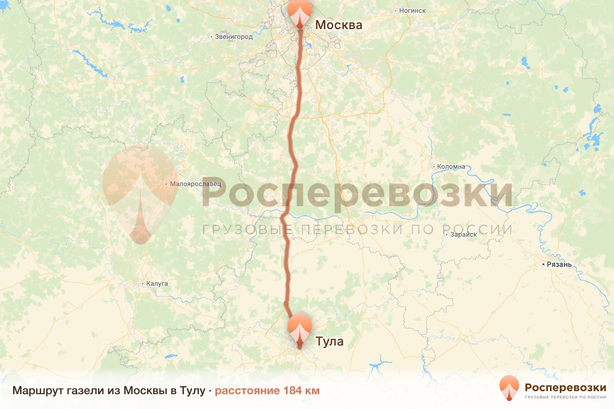 Газель Москва Тула