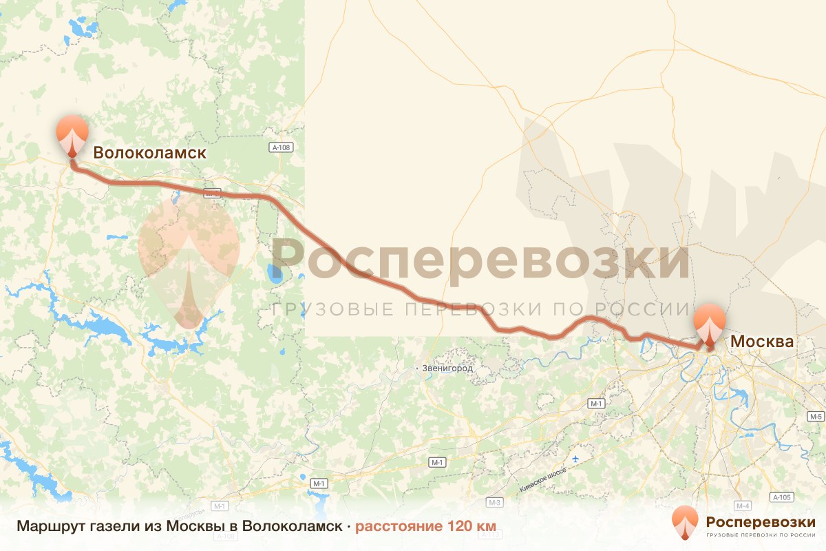 Газель Москва Волоколамск