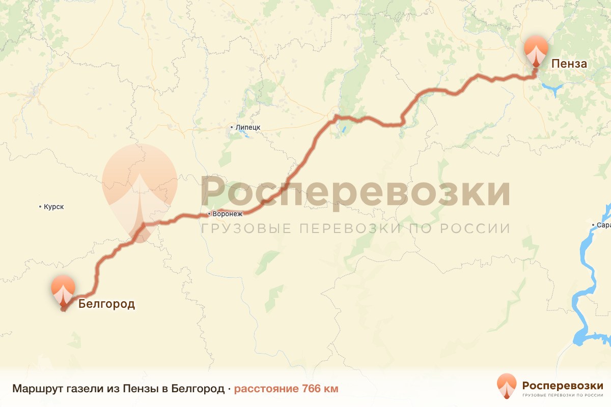 Газель Пенза Белгород