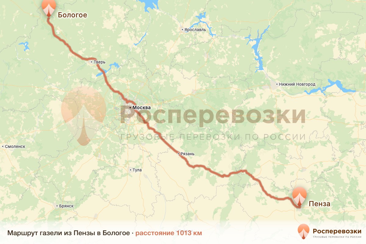 Газель Пенза Бологое