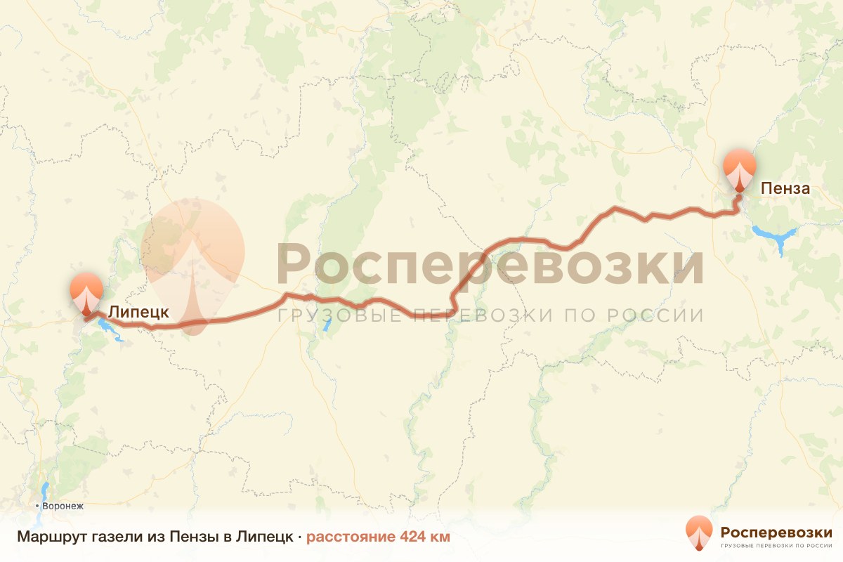 Газель Пенза Липецк