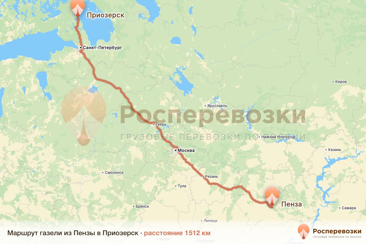 Газель Пенза Приозерск