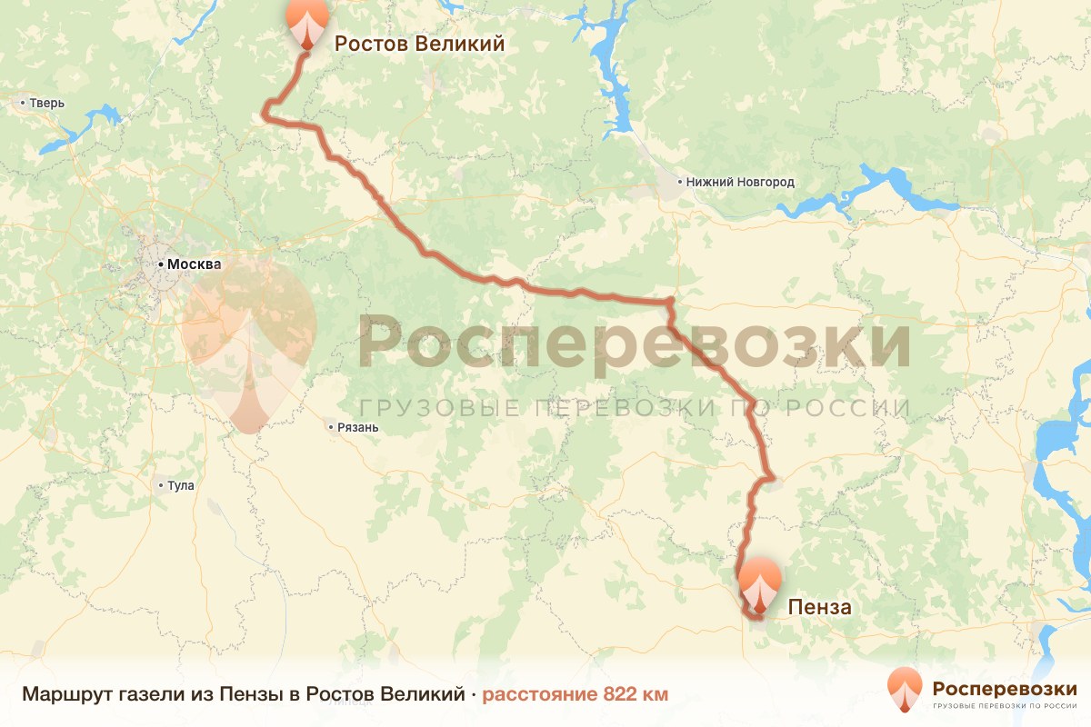 Газель Пенза Ростов