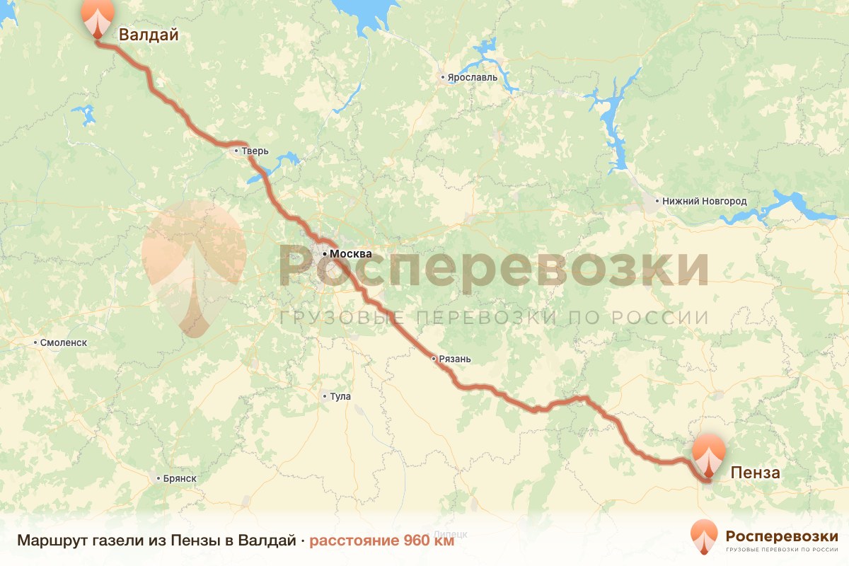 Газель Пенза Валдай