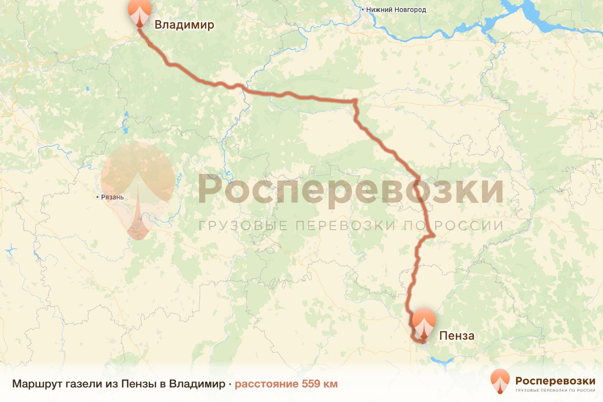 Газель Пенза Владимир