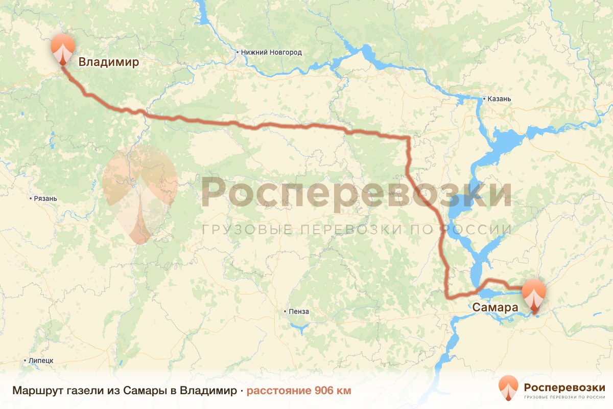 Газель Самара Владимир