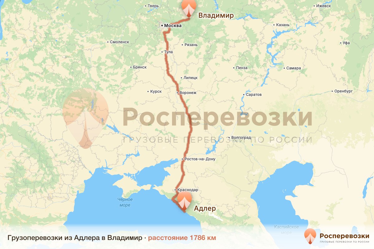 Грузоперевозки Адлер Владимир