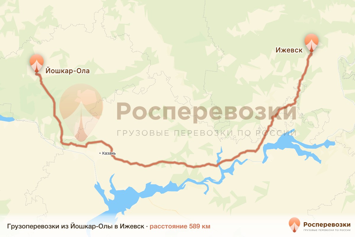 Грузоперевозки Йошкар-Ола Ижевск