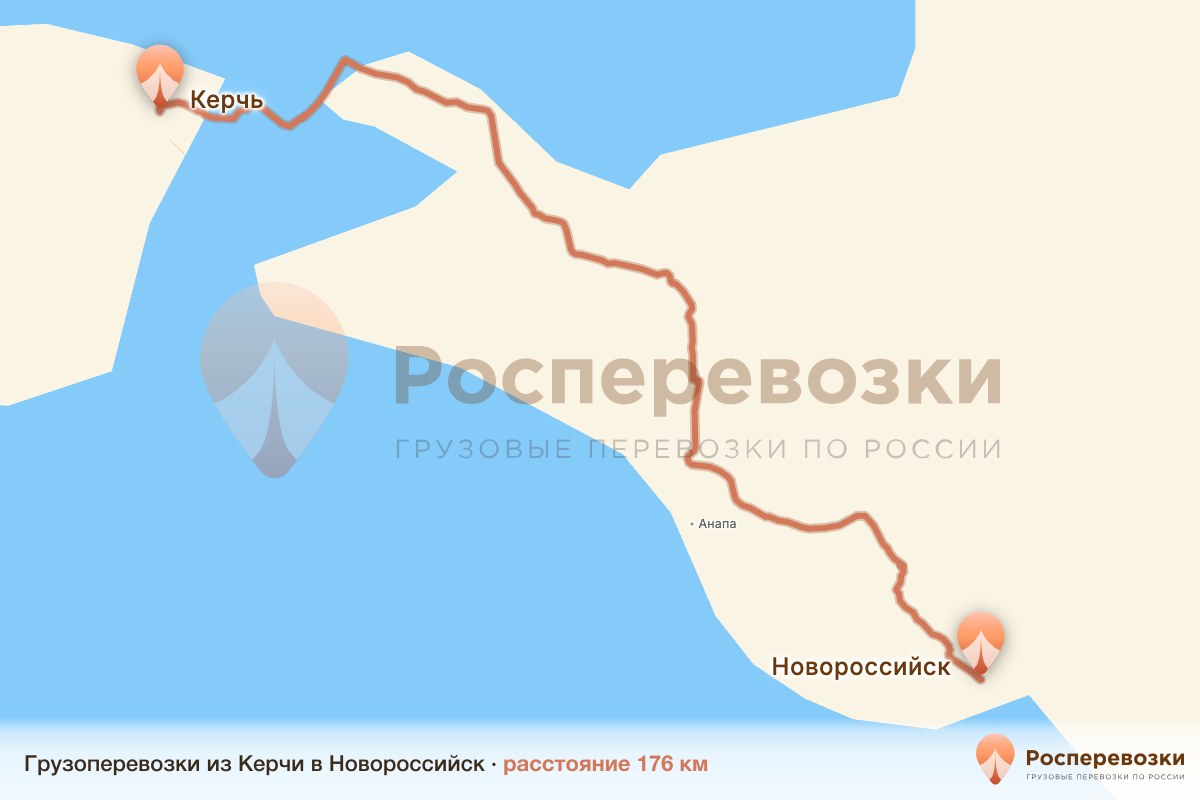 Грузоперевозки Керчь Новороссийск