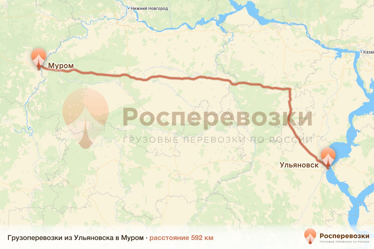 Грузоперевозки Ульяновск Муром