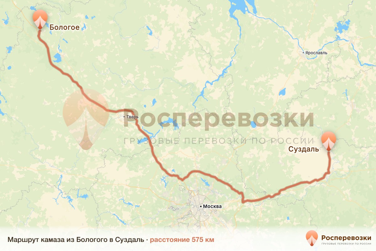 Камаз Бологое Суздаль
