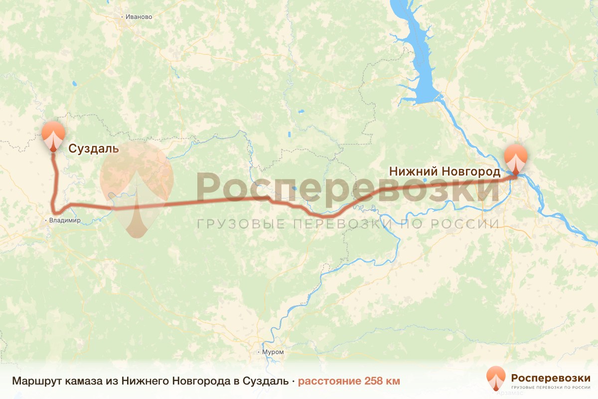 Камаз Нижний Новгород Суздаль