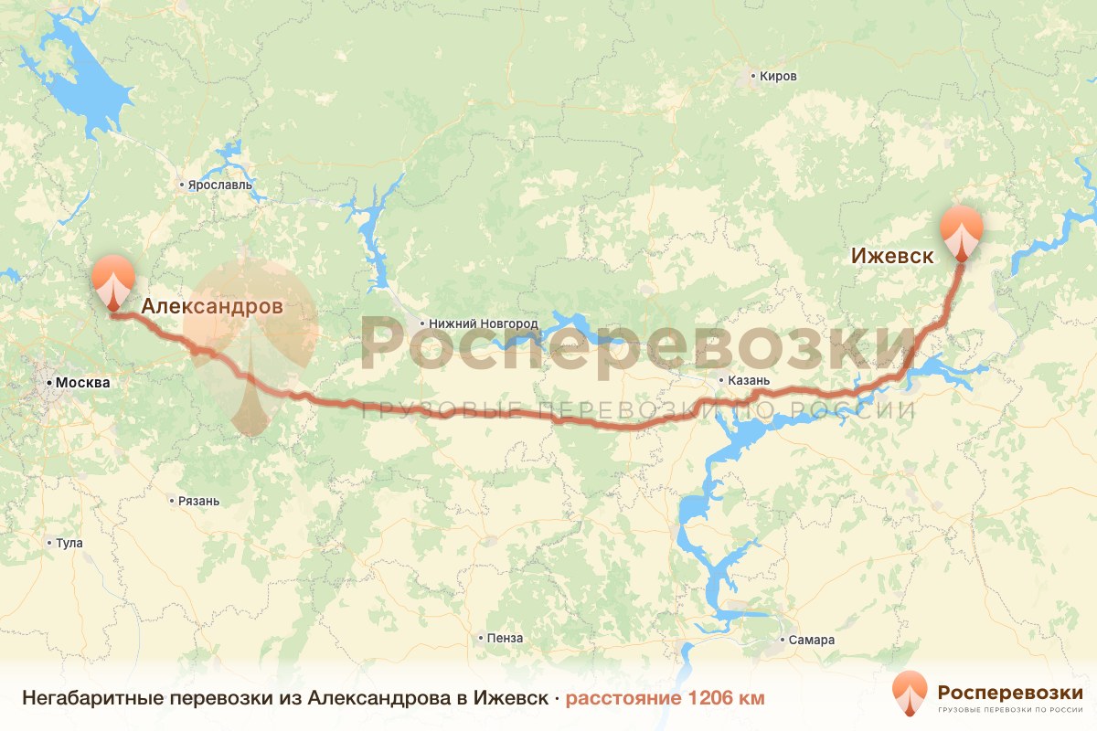 Негабарит Александров Ижевск