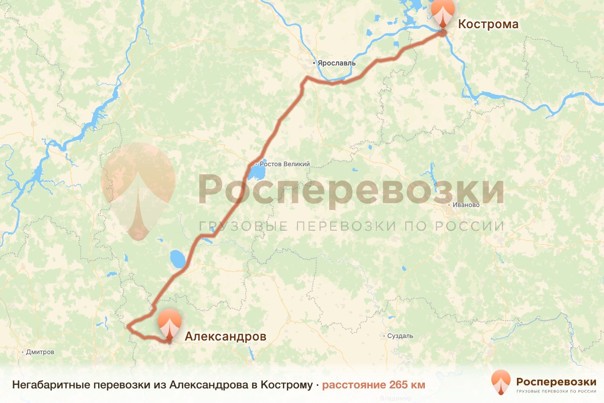 Негабарит Александров Кострома