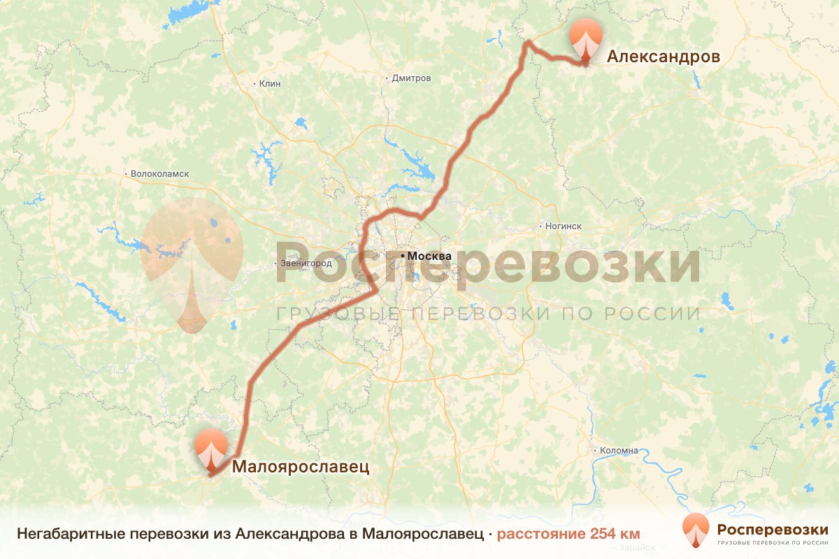 Негабарит Александров Малоярославец