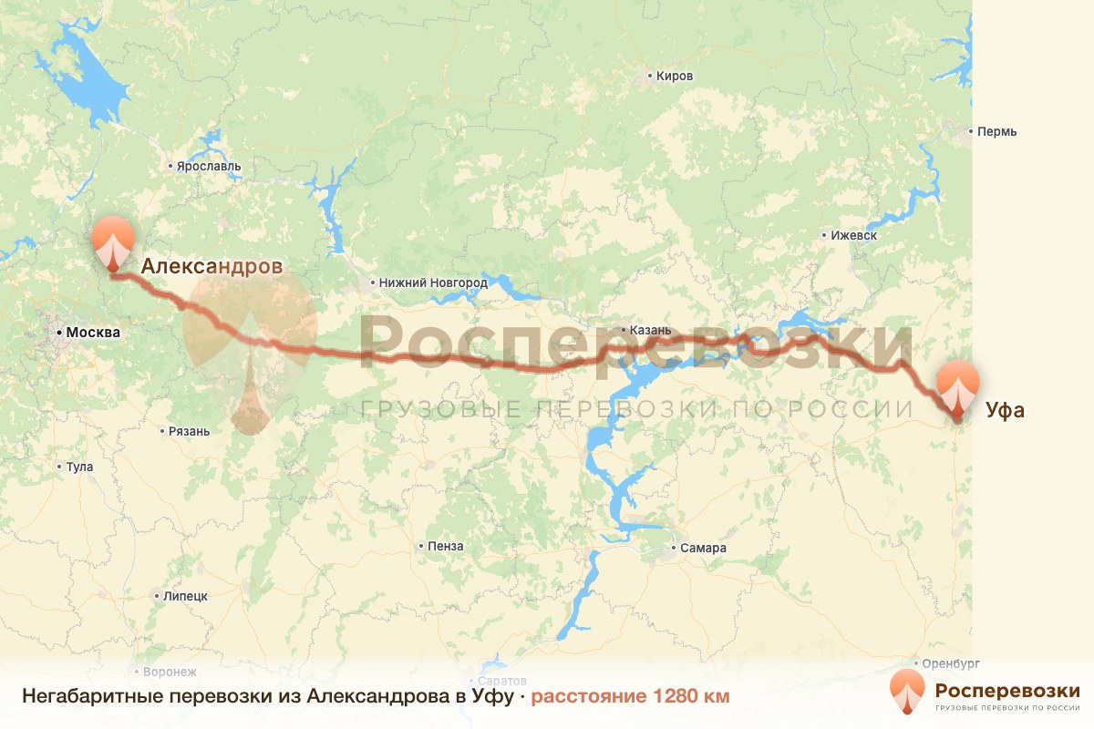 Негабарит Александров Уфа