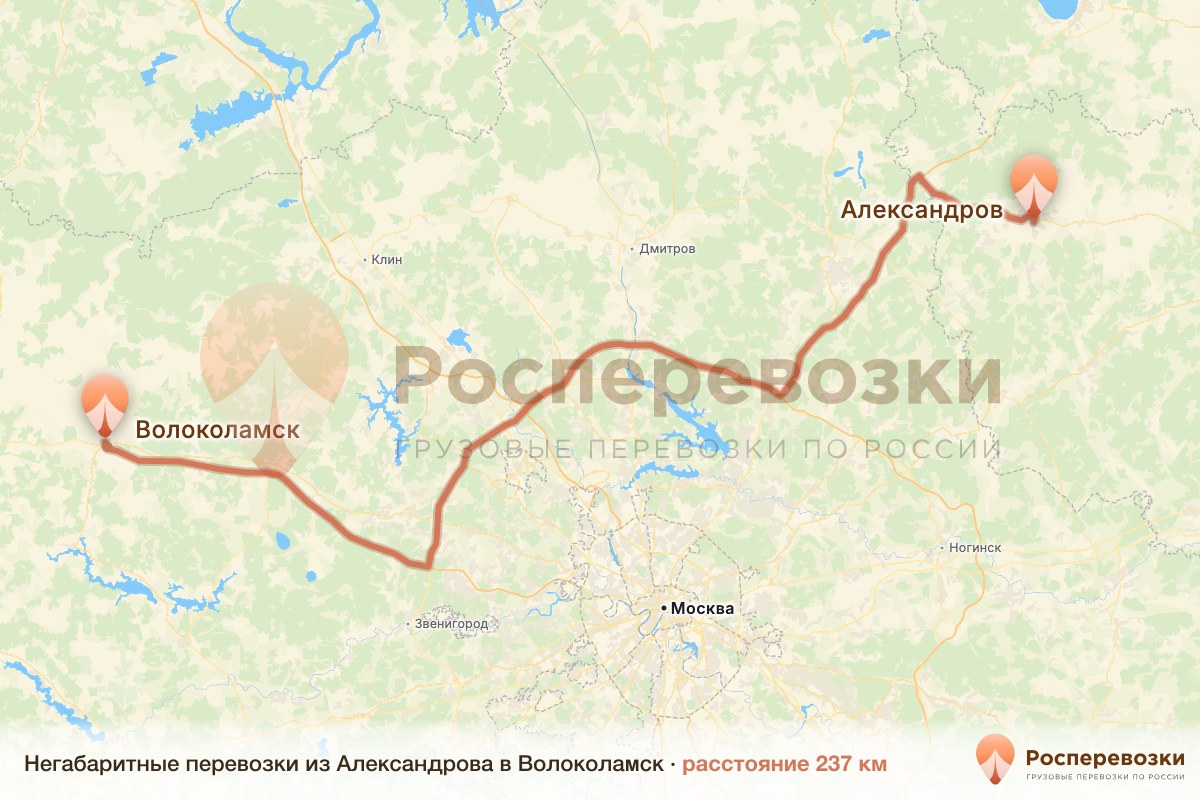 Негабарит Александров Волоколамск