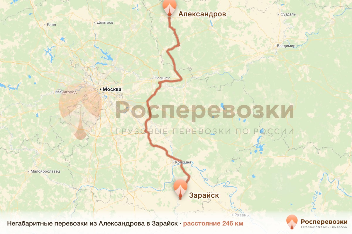 Негабарит Александров Зарайск