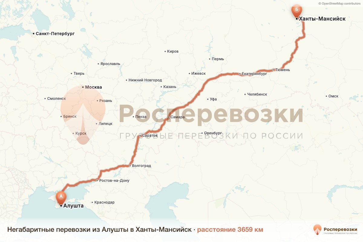Негабарит Алушта Ханты-Мансийск