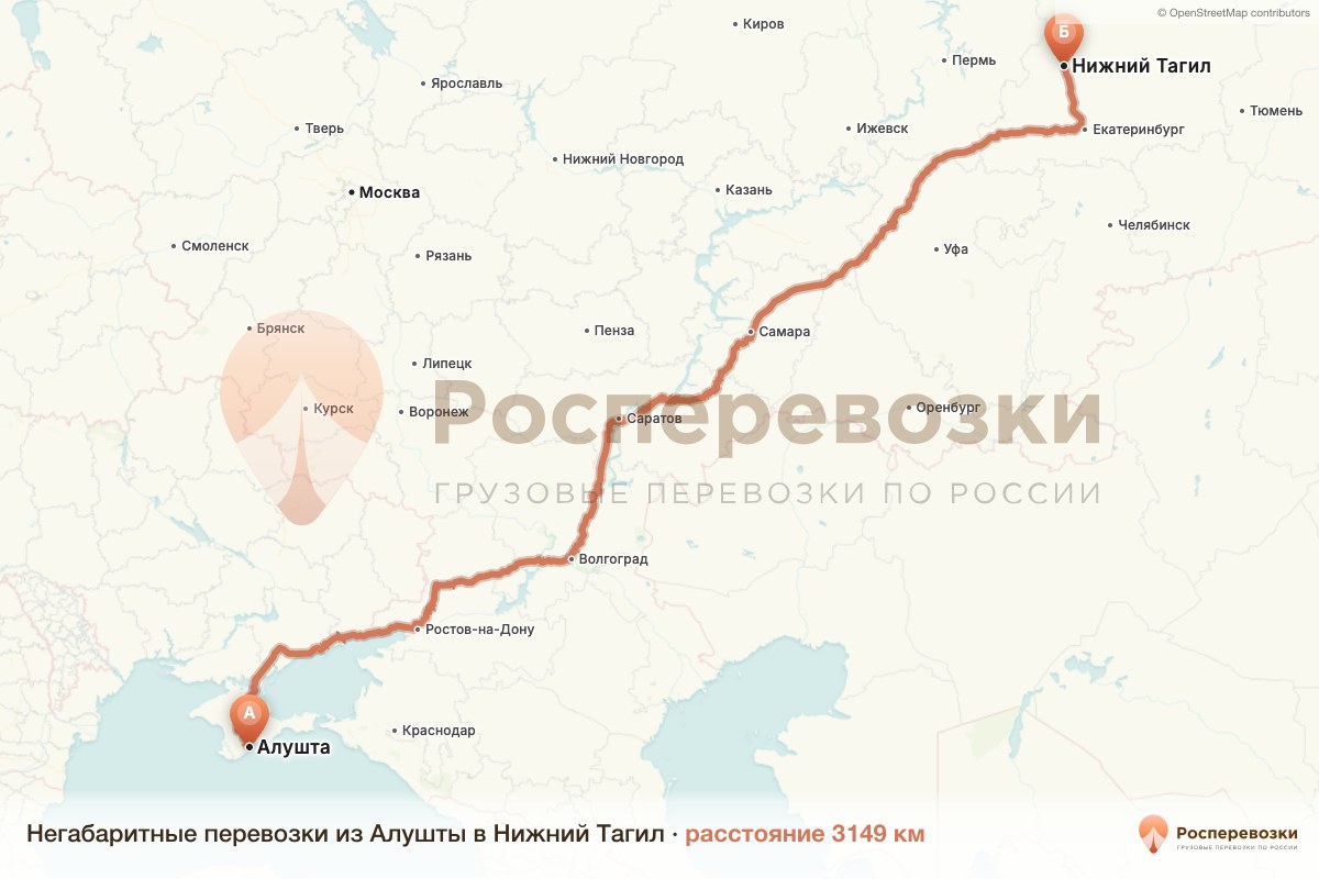 Негабарит Алушта Нижний Тагил