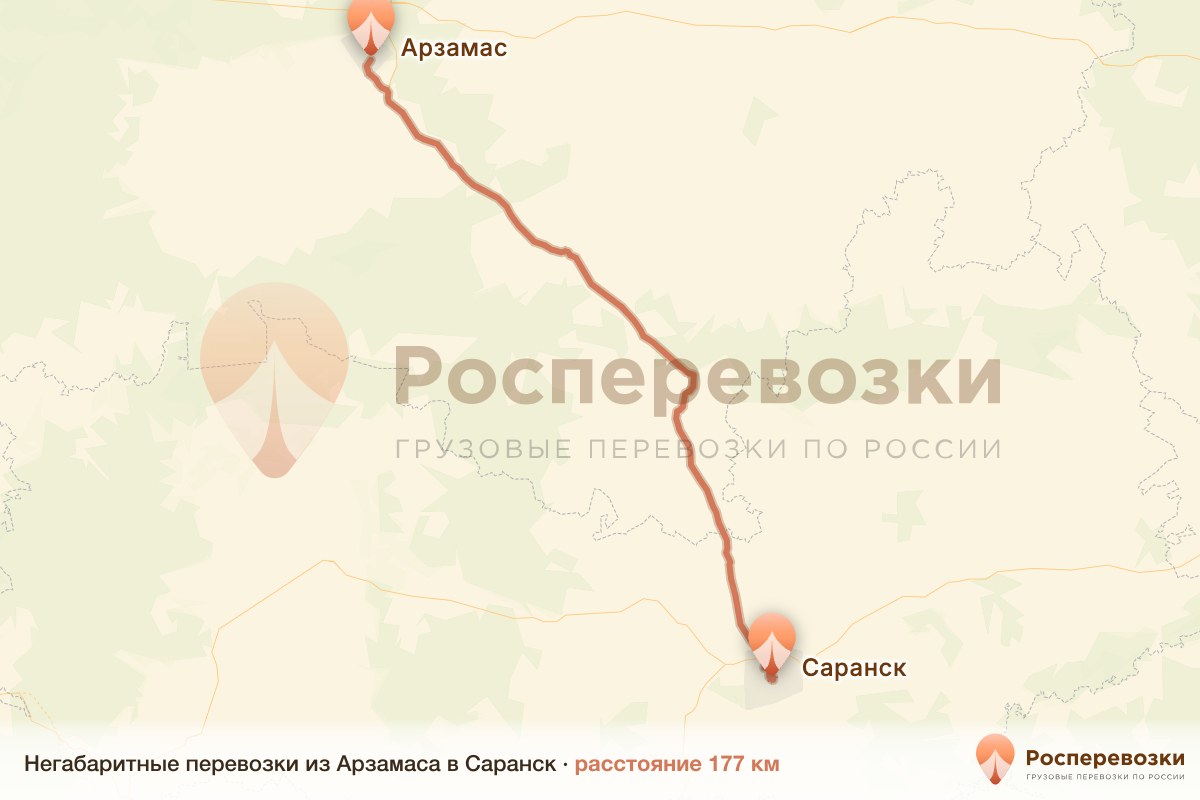 Негабарит Арзамас Саранск